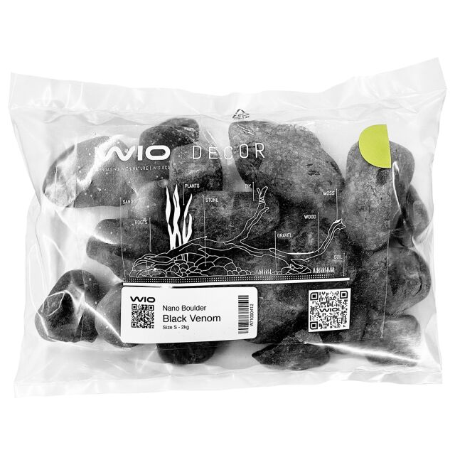 WIO Decor-NanoRocks Black Venom Boulder