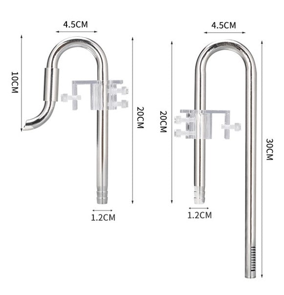 Aqua Noa - Stainless Steel Set (Filter Ein-/Auslaufset)