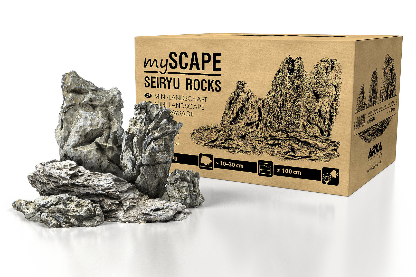 ARKA myScape-Rocks Seiryu - Mini Landschaft 10-30 cm