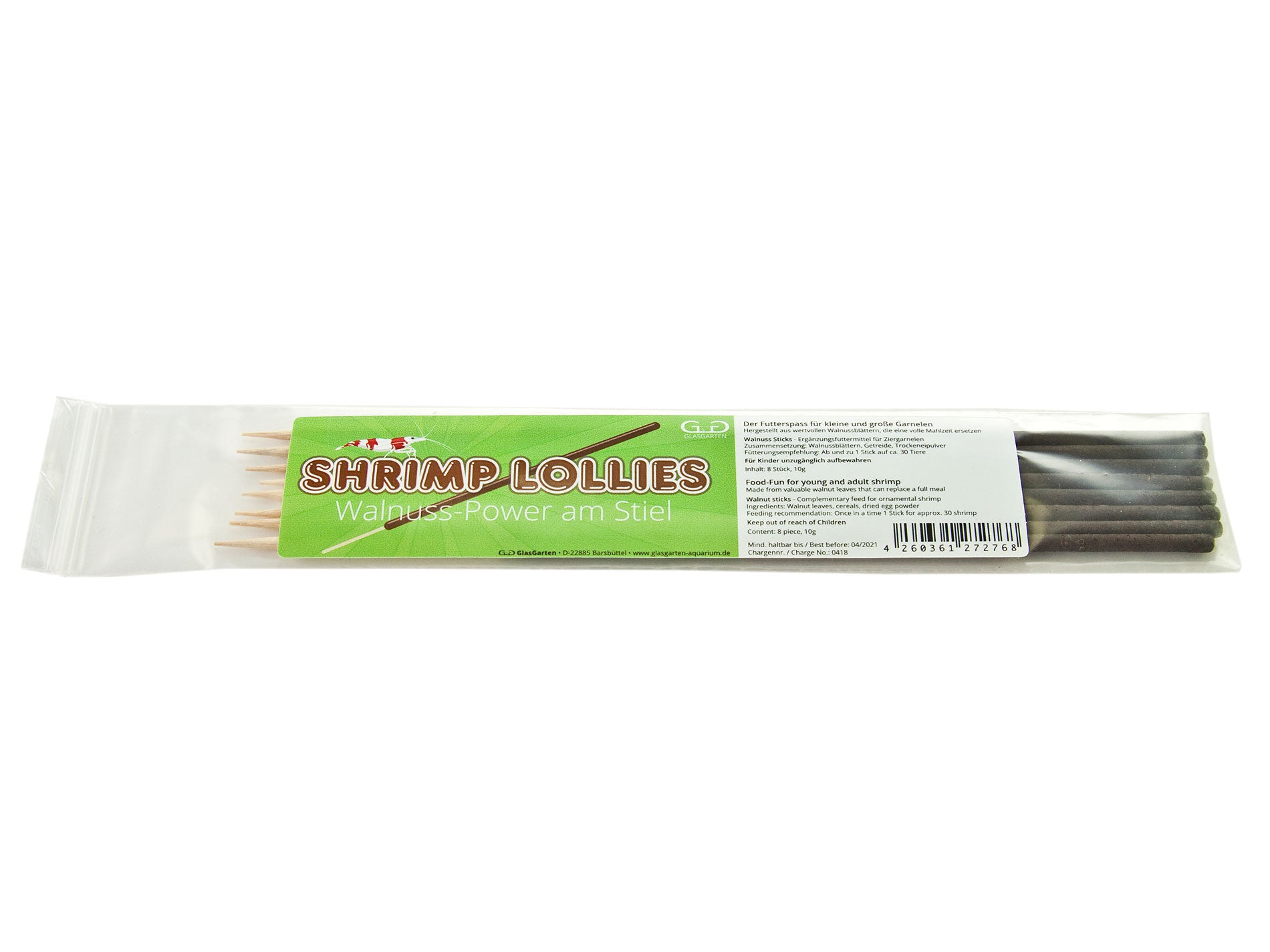 Shrimp Lollies - Walnuss Power